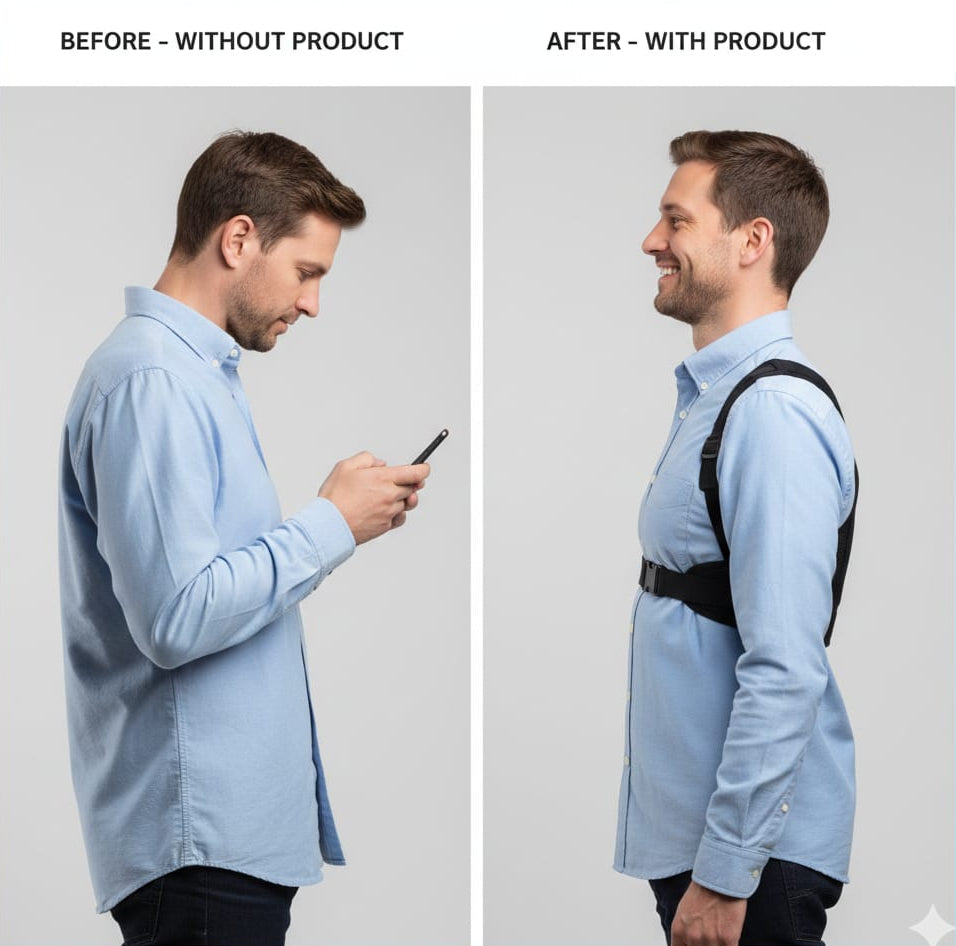 Corrector de Postura de Espalda Doble